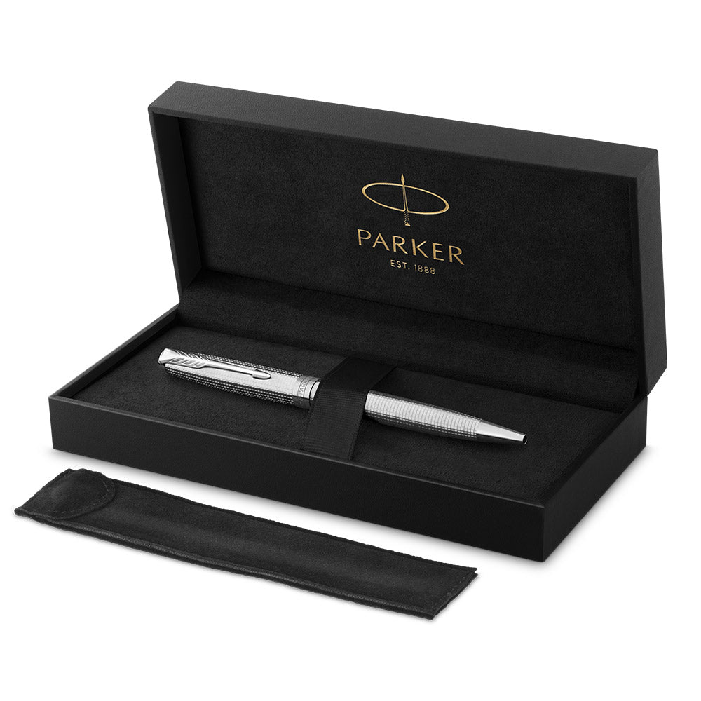 Parker Sonnet Ballpoint Pen Cisele Palladium