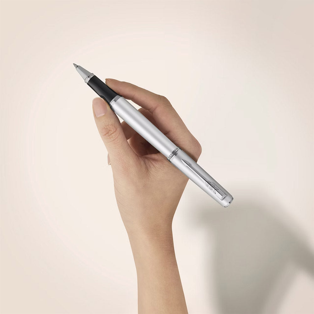 Parker Meridian Rollerball Pen Chrome Lacquer with Chrome Trim