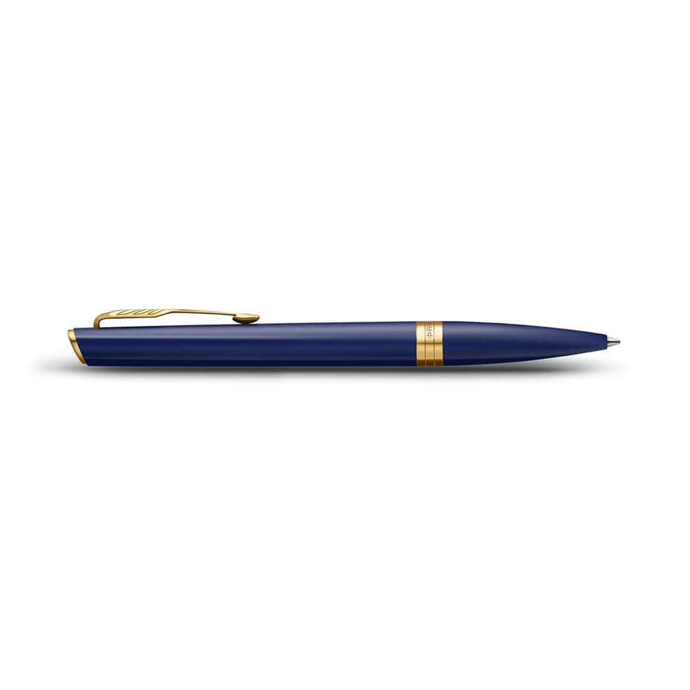 Parker Meridian Ballpoint Pen Blue Lacquer with Gold Trim