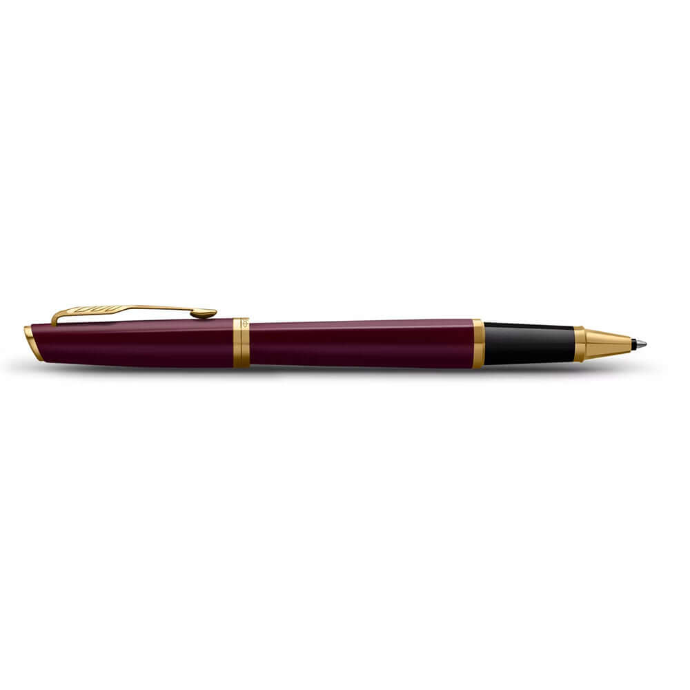 Parker Meridian Rollerball Pen Red Lacquer with Gold Trim