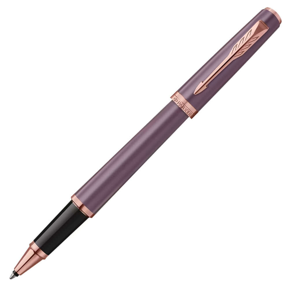 Parker Meridian Rollerball Pen Purple Lacquer with Rose Gold Trim