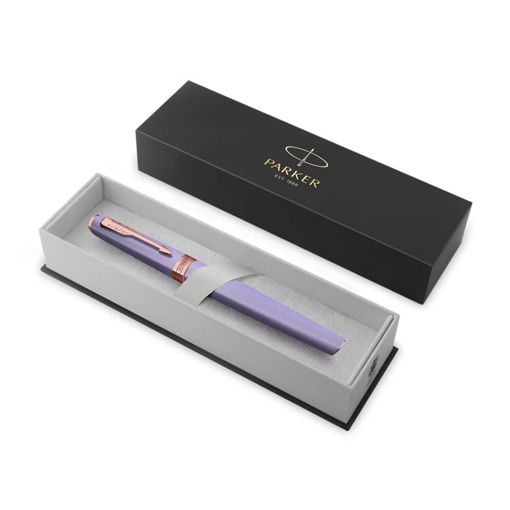 Parker Meridian Rollerball Pen Lilac Lacquer with Rose Gold Trim