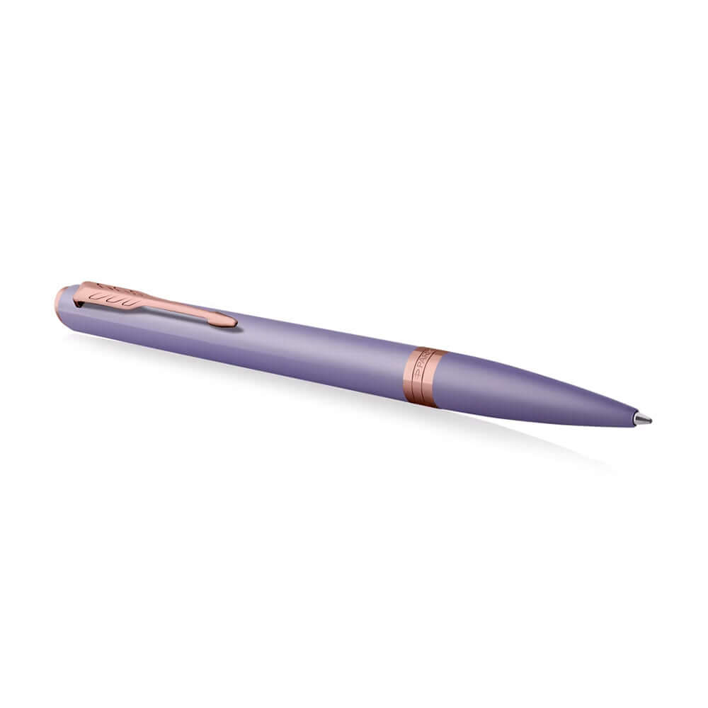 Parker Meridian Ballpoint Pen Lilac Lacquer with Rose Gold Trim