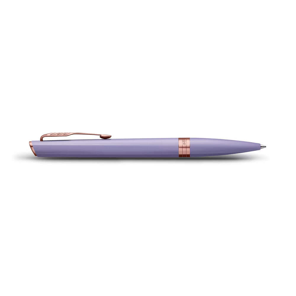 Parker Meridian Ballpoint Pen Lilac Lacquer with Rose Gold Trim