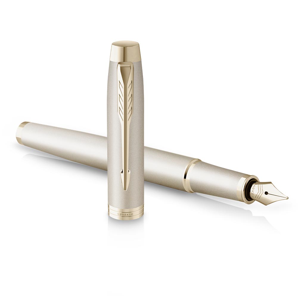 Parker IM Champagne Fountain Pen by Parker at Cult Pens