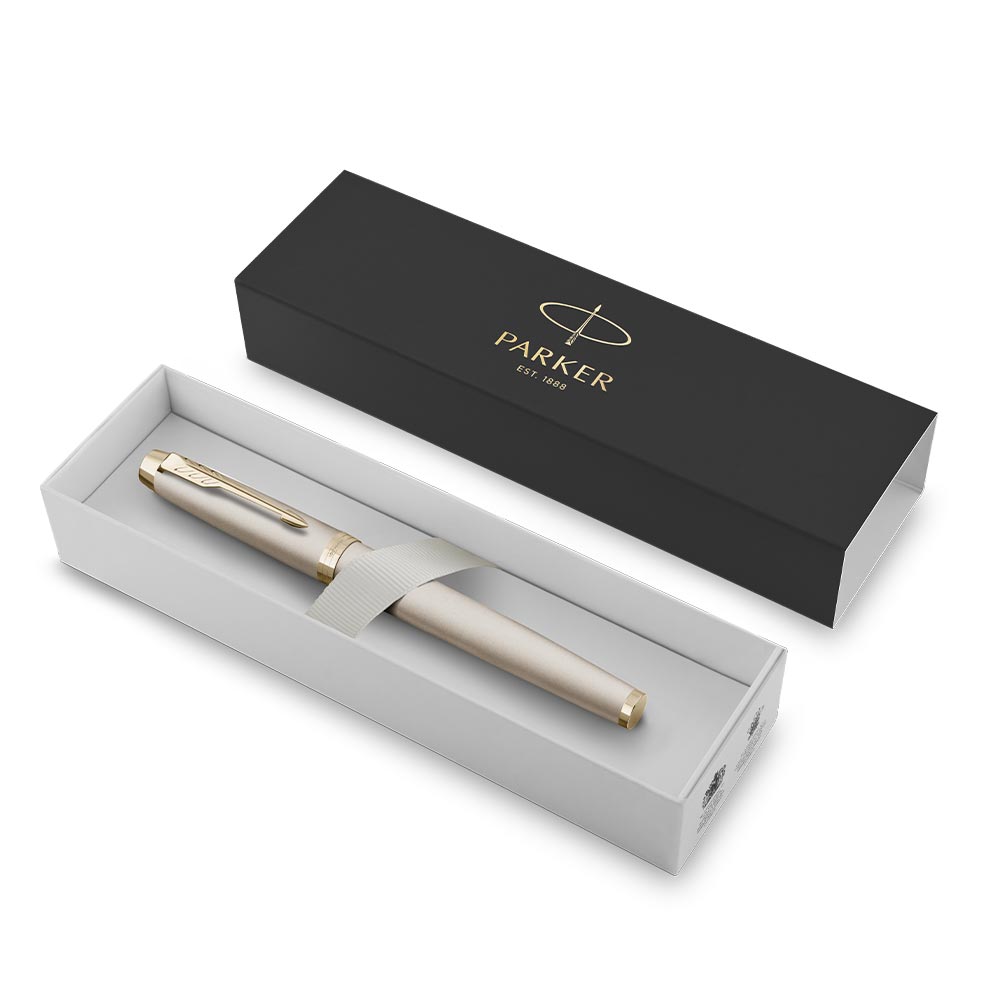 Parker IM Champagne Fountain Pen by Parker at Cult Pens