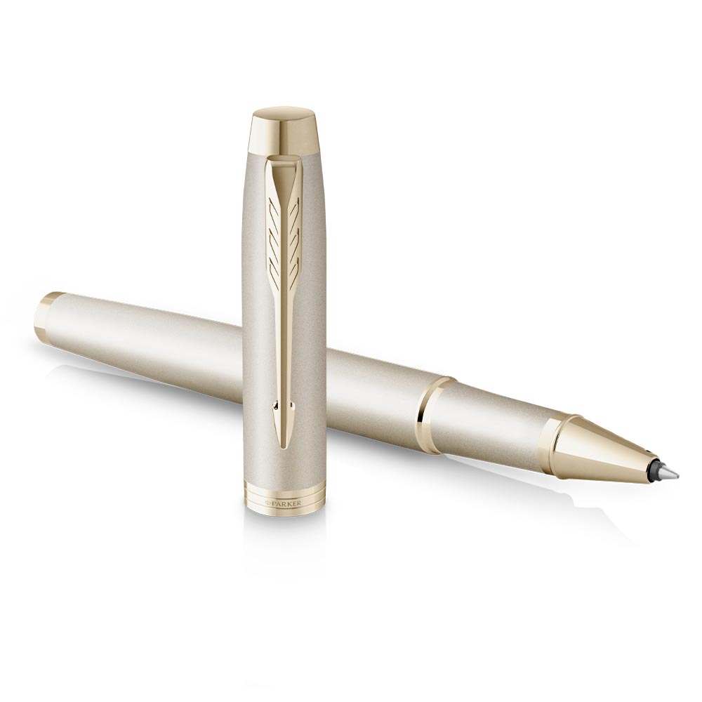 Parker IM Champagne Rollerball Pen by Parker at Cult Pens