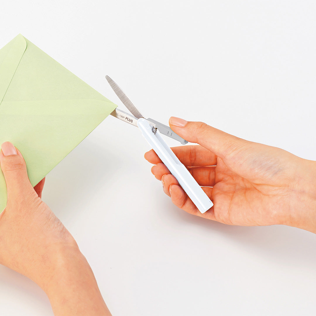 PLUS Pocket Scissors White