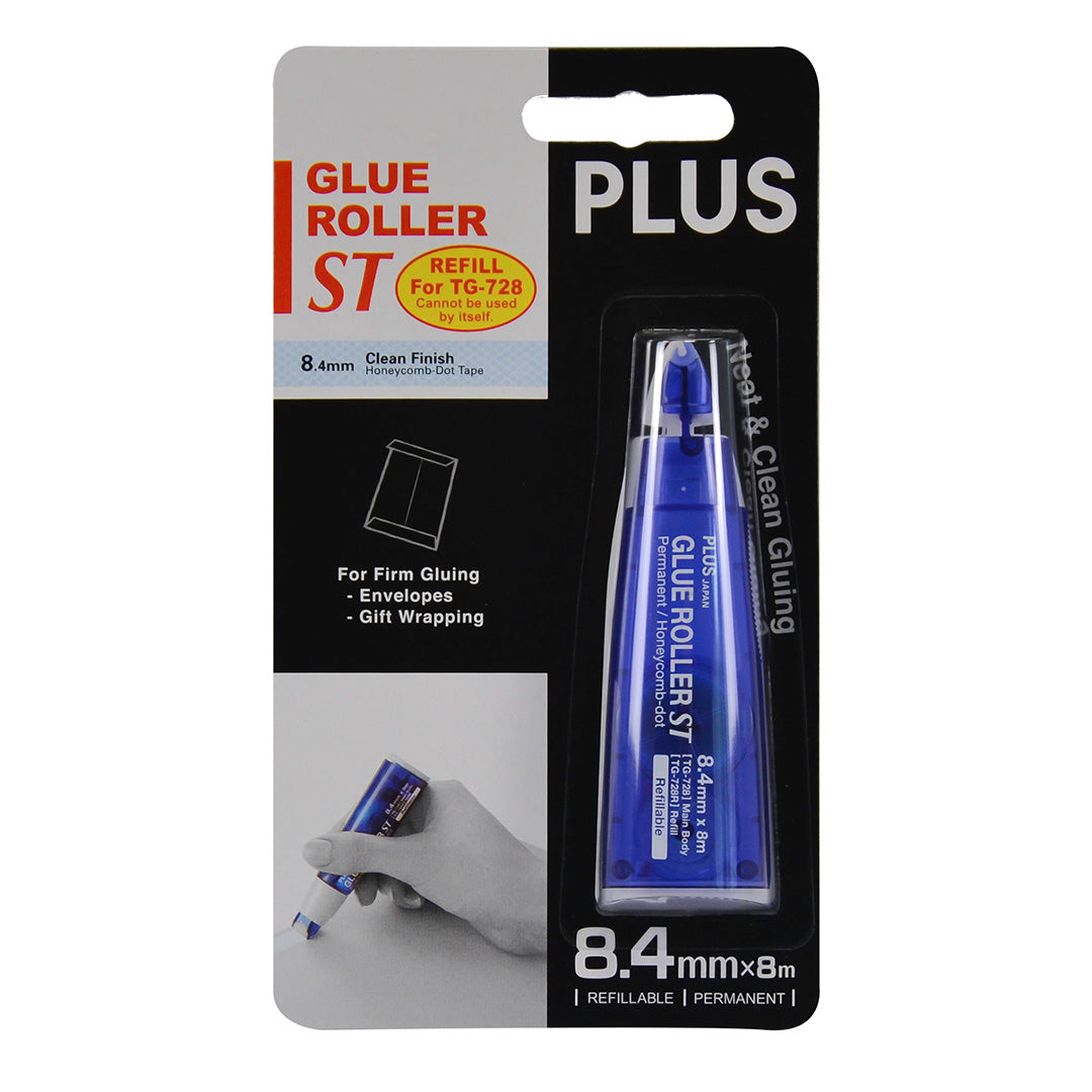 Plus Japan – Set 3 Ricariche Per Rullo Di Colla Pro, Permanente, 20m X 8.4mm, TG-1221R-3 - 5