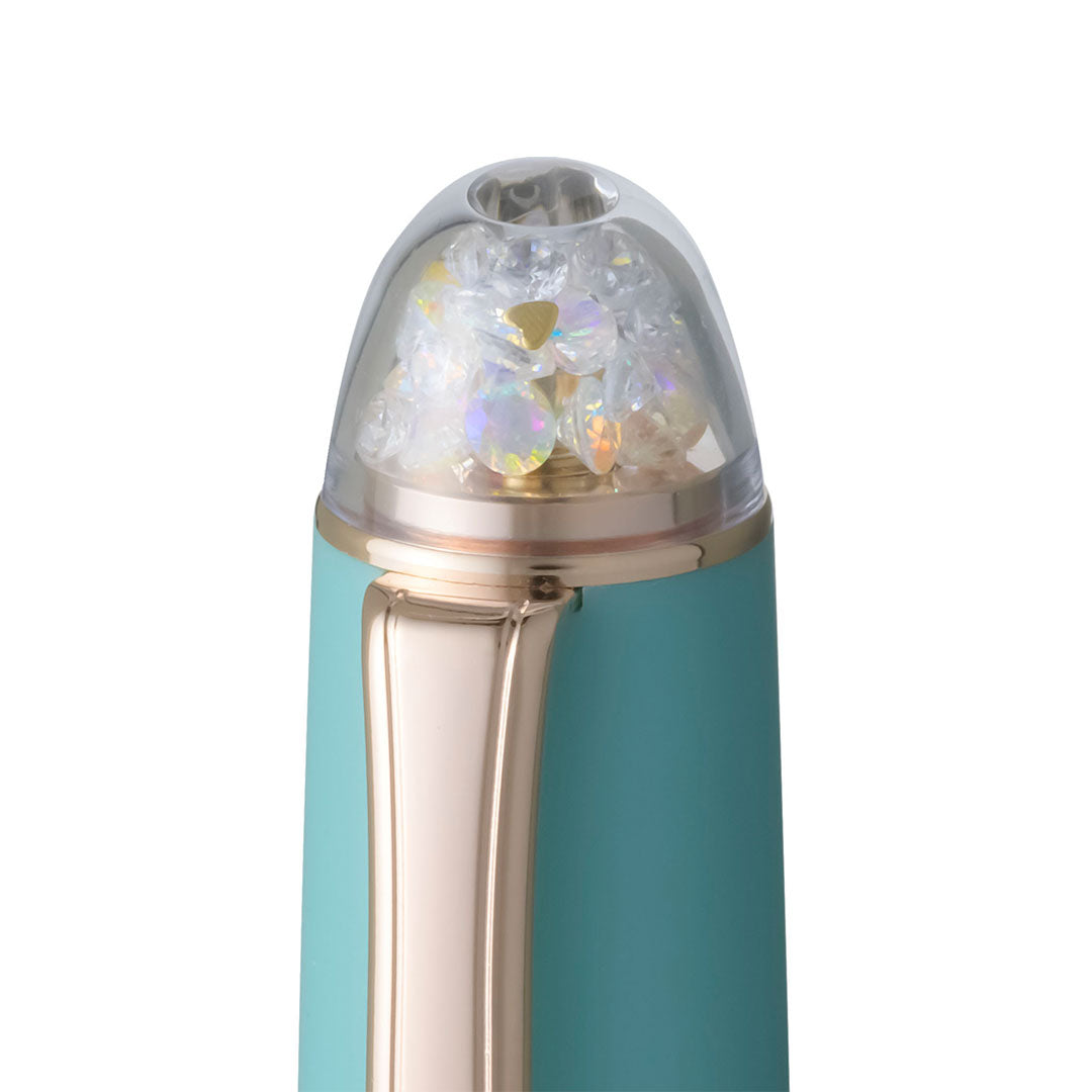 Platinum #3776 Century Fountain Pen Shape of a Heart Bluebird