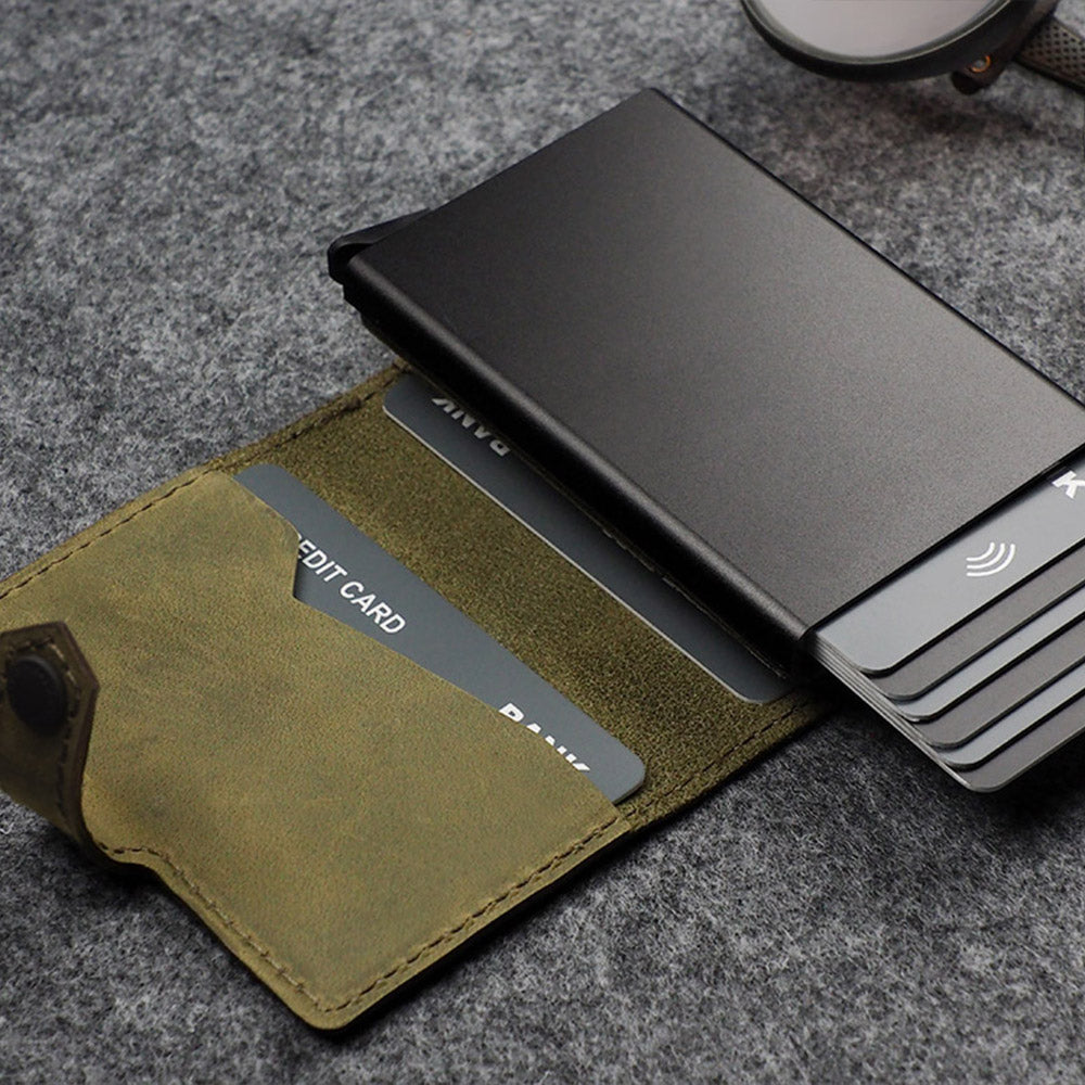 Pularys HIKER Hunter Leather RFID Wallet