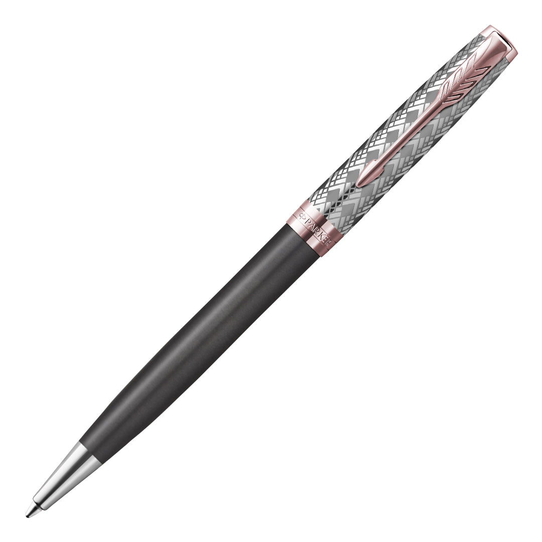 Parker Sonnet Ballpoint Pen Metal Grey by Parker at Cult Pens