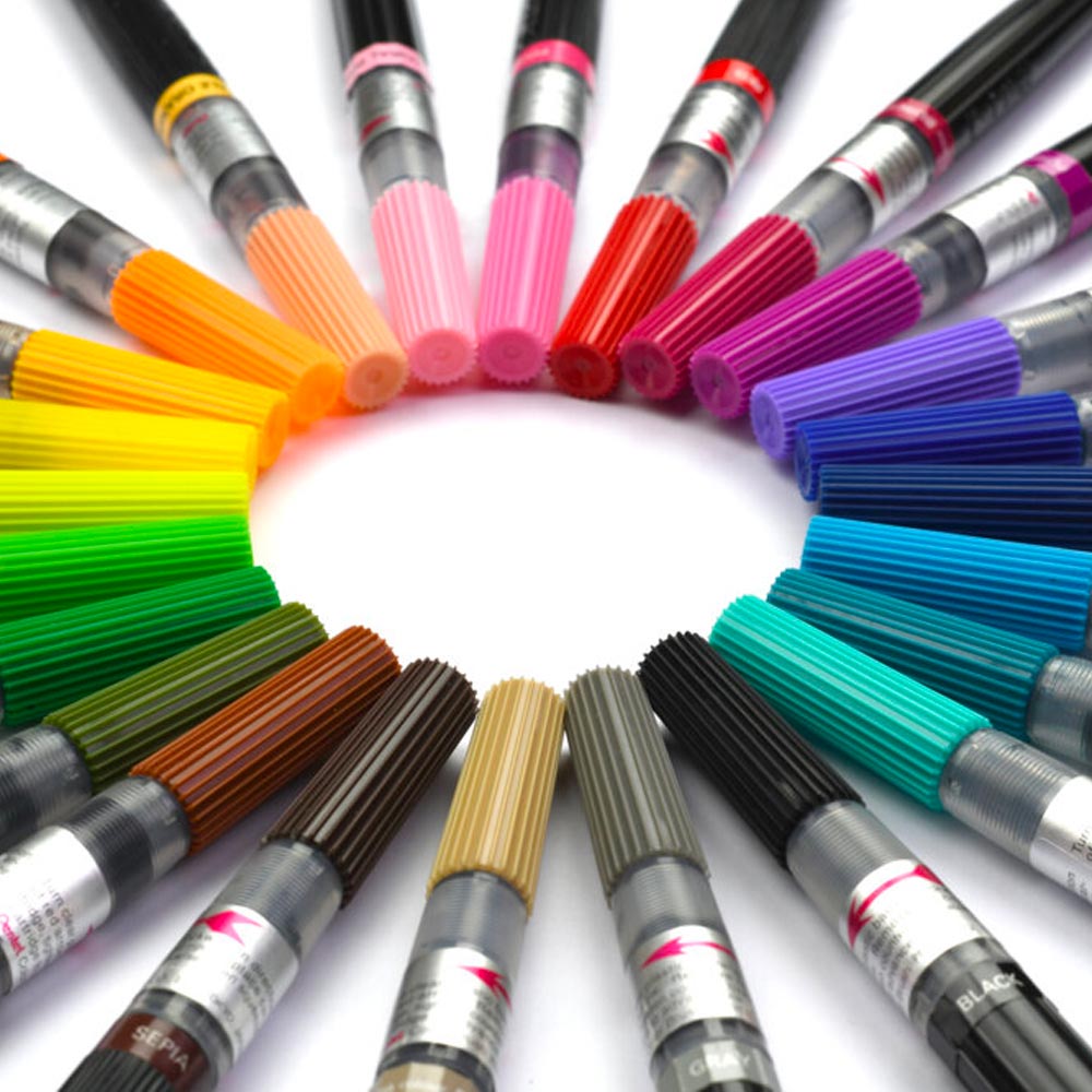 Pentel Colour Brush Pen GFL