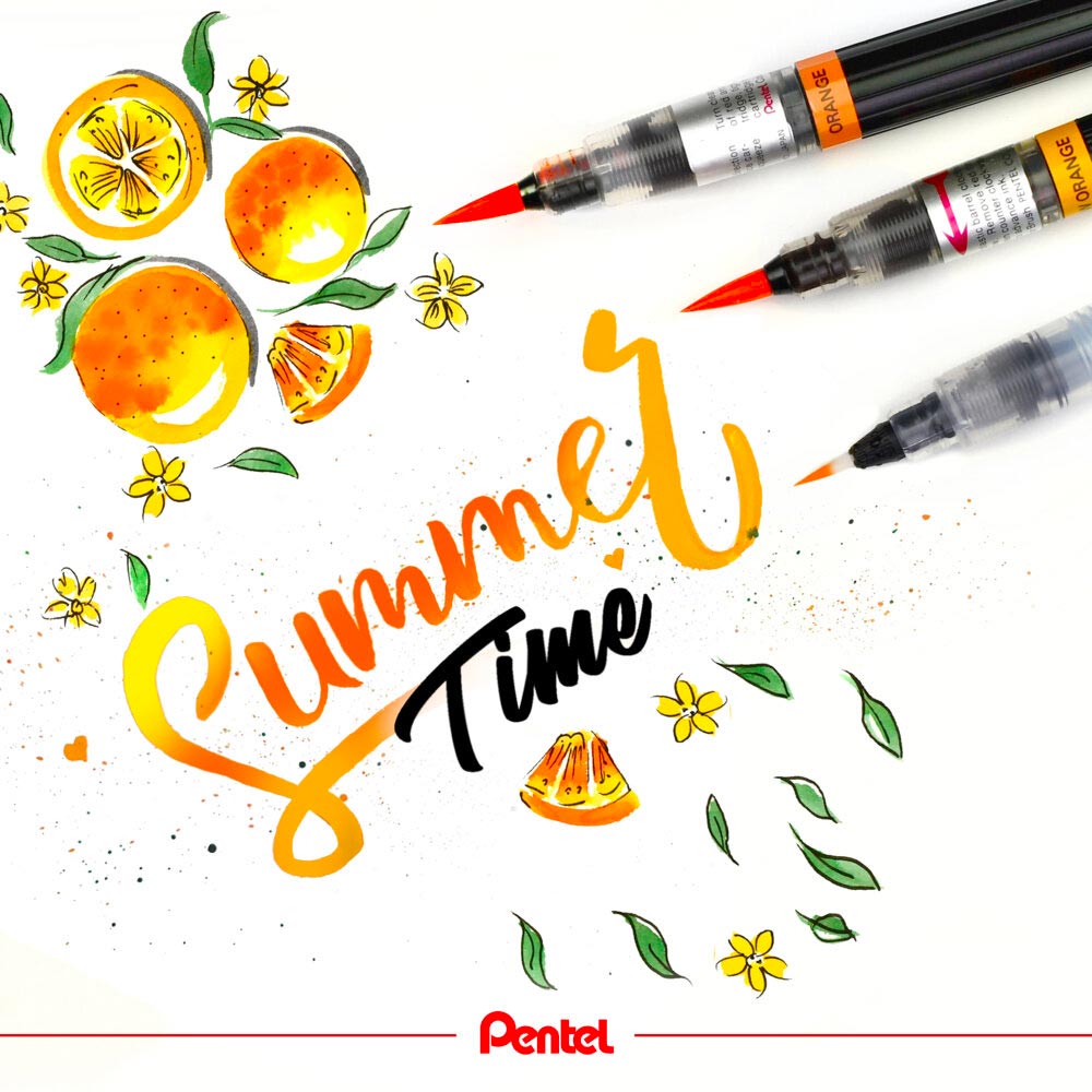 Pentel Colour Brush Pen GFL