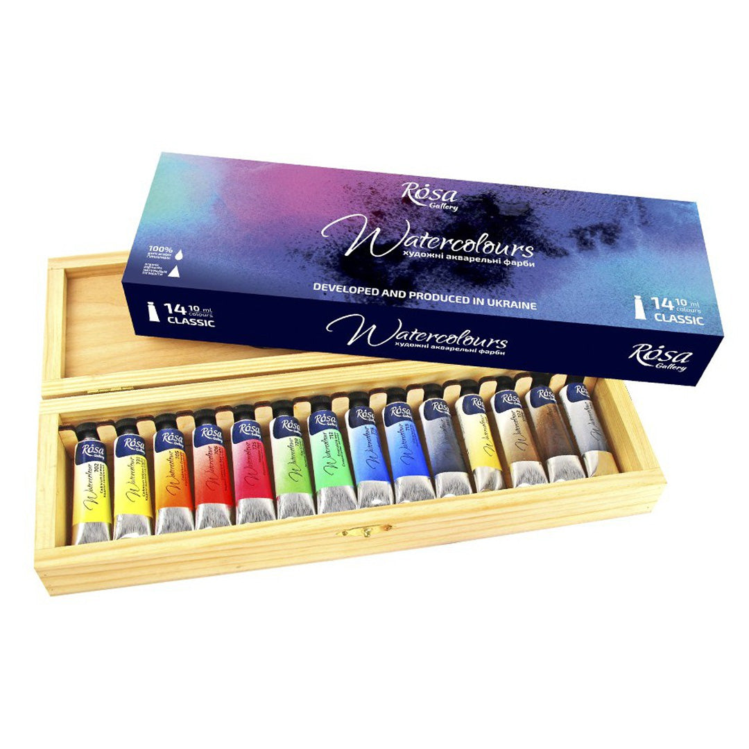 Rosa Watercolour 10ml Tubes Classic Set of 14