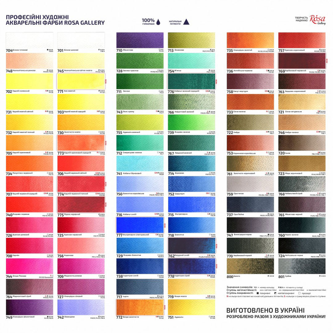 Rosa 10ml Watercolour Tube