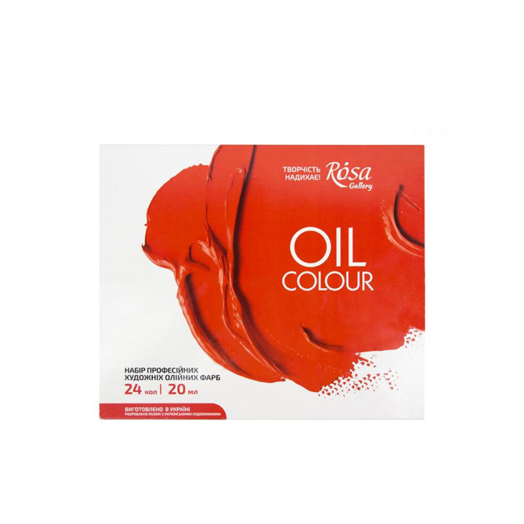 Rosa 20ml Oil Paint Tubes Set of 24 Assorted Colours