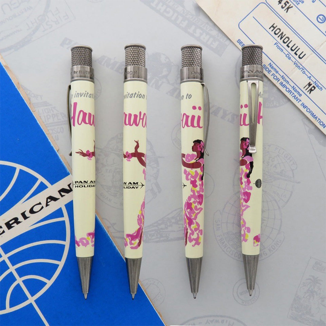 Retro 51 Tornado Rollerball Pen Pan American Hawaii Poster