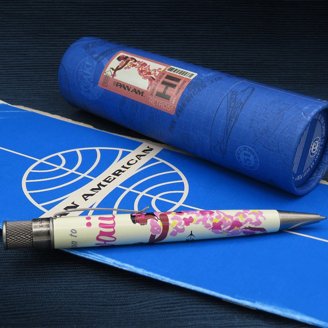 Retro 51 Tornado Rollerball Pen Pan American Hawaii Poster