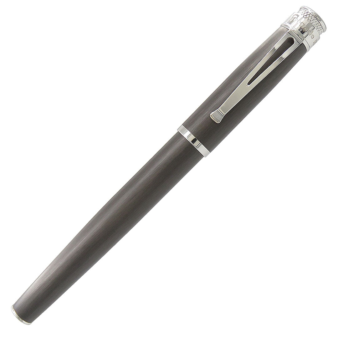Retro 51 Tornado Black Nickel Platinum Fountain Pen