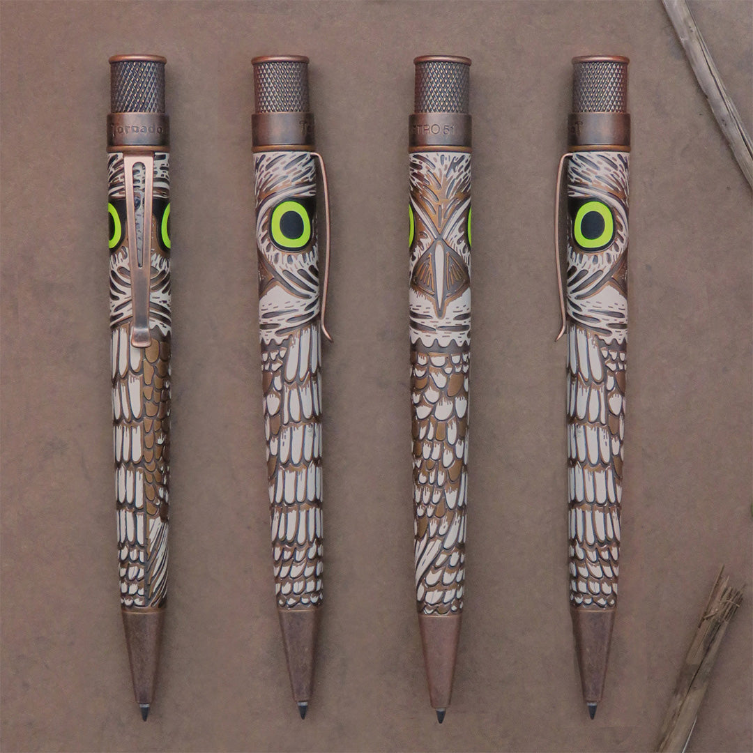 Retro 51 Tornado Ballpoint Pen Owl Rescue