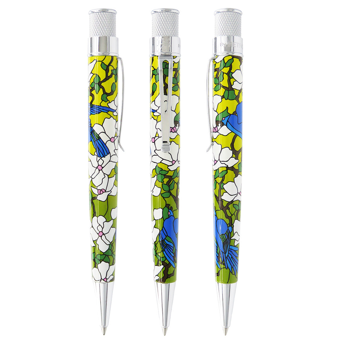 Retro 51 Metropolitan Louis. C Tiffany Favrile Parrots Rollerball Pen