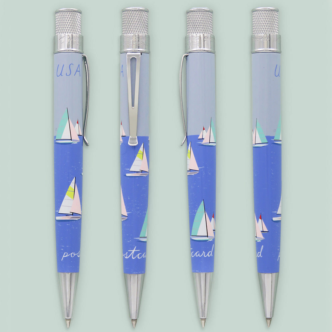 Retro 51 Tornado Rollerball Pen USPS Sailboats 2023