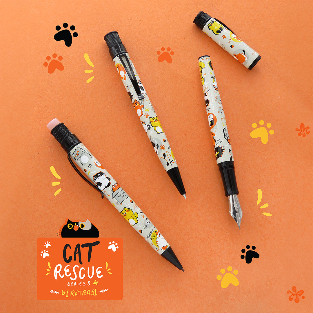 Retro 51 Tornado Fountain Pen Cat Rescue #5