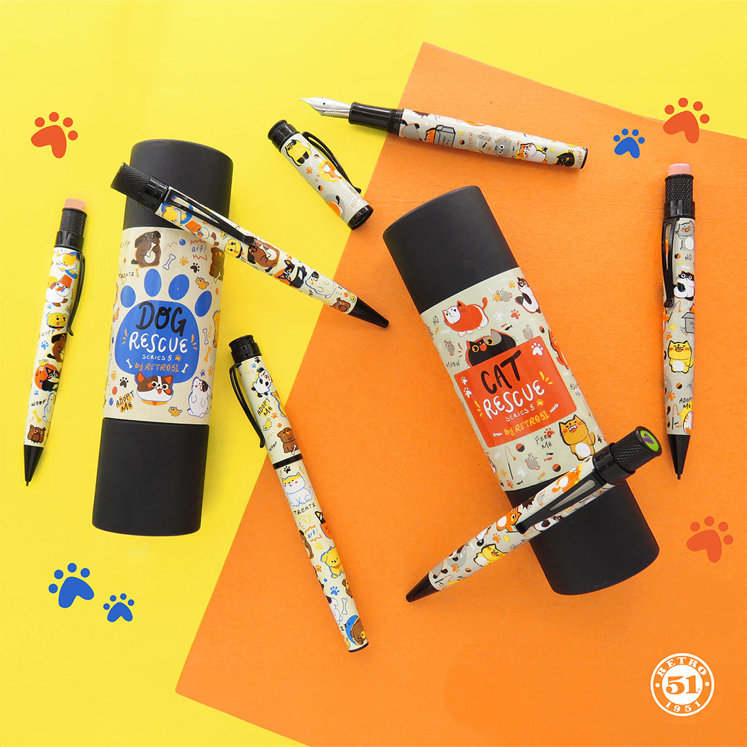Retro 51 x Rickshaw Combo Dog and Cat 2-Pen Sleeve