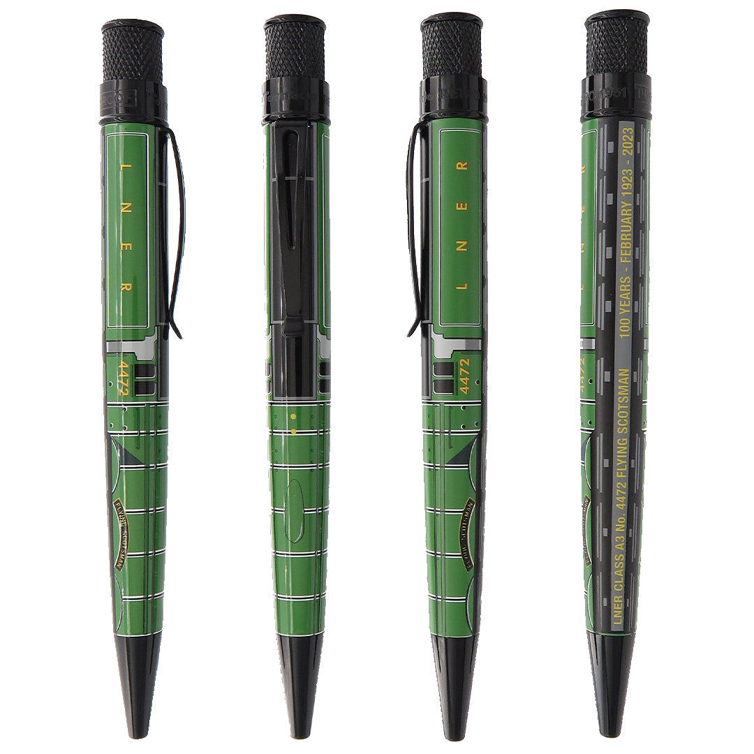 Retro 51 Tornado Rollerball Pen Flying Scotsman