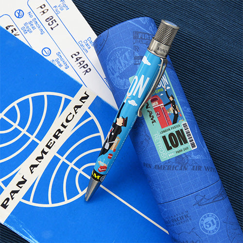 Retro 51 Pan Am London Poster Rollerball Pen