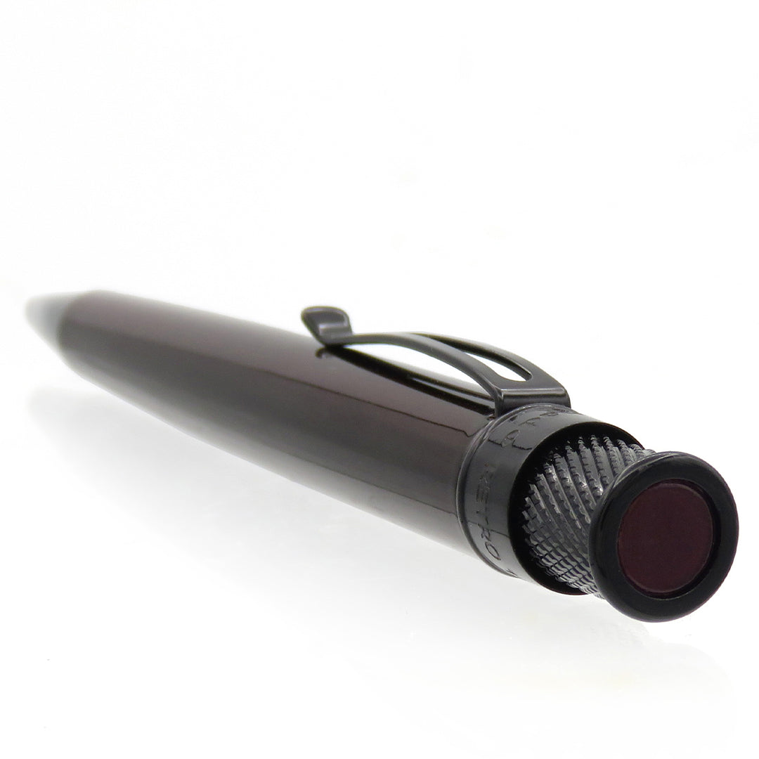 Retro 51 Tornado Rollerball Pen Stealth Lacquer Black Cherry