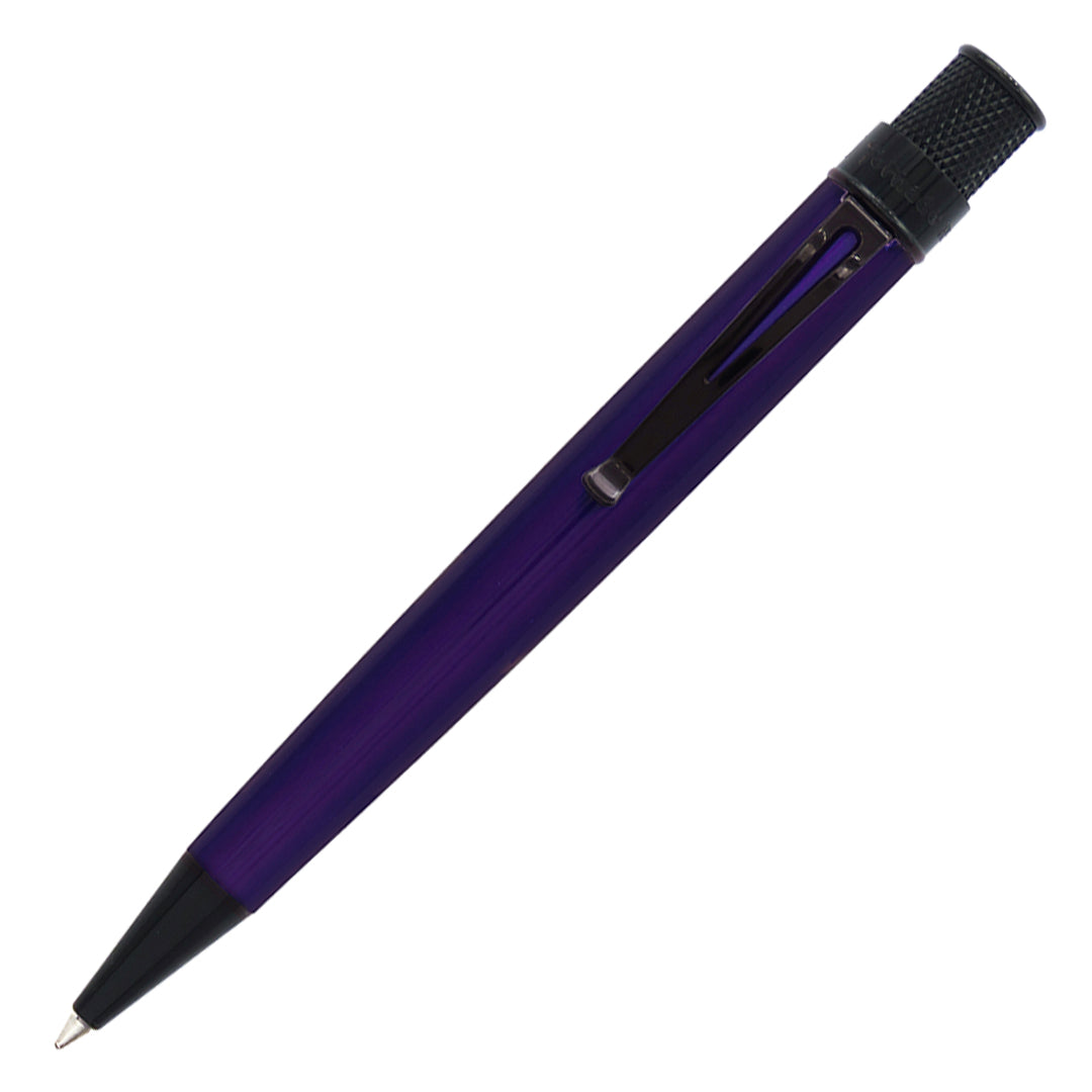 Retro 51 Tornado Rollerball Pen Stealth Lacquer Midnight Purple