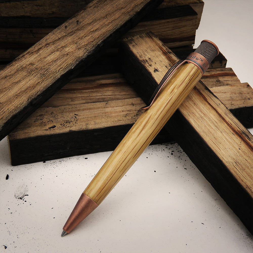 Retro 51 Woodworks Tornado Rollerball Bourbon Barrel