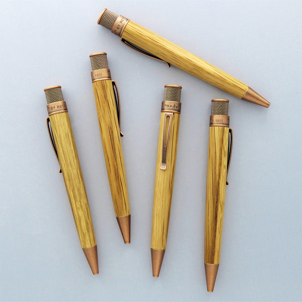 Retro 51 Woodworks Tornado Rollerball Bourbon Barrel