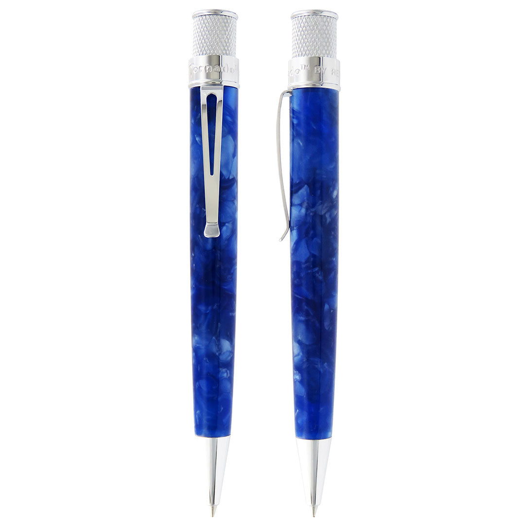 Retro 51 R51 Vault Tornado Rollerball Acrylic Pen Sapphire Blue