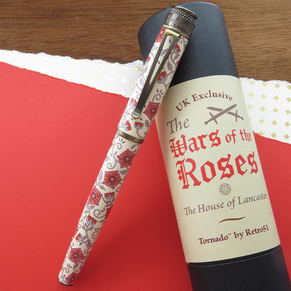 Retro 51 Tornado Fountain Pen War of the Roses Lancaster Limited Edition