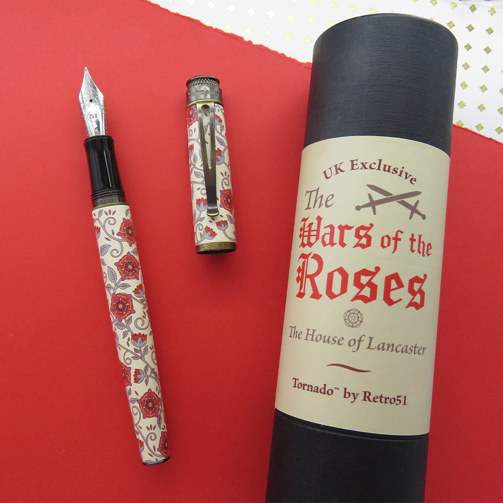 Retro 51 Tornado Fountain Pen War of the Roses Lancaster Limited Edition