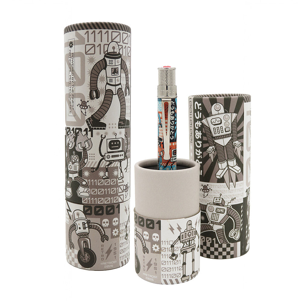 Retro 51 Tornado Popper Rollerball Pen ROBOT01 Limited Edition