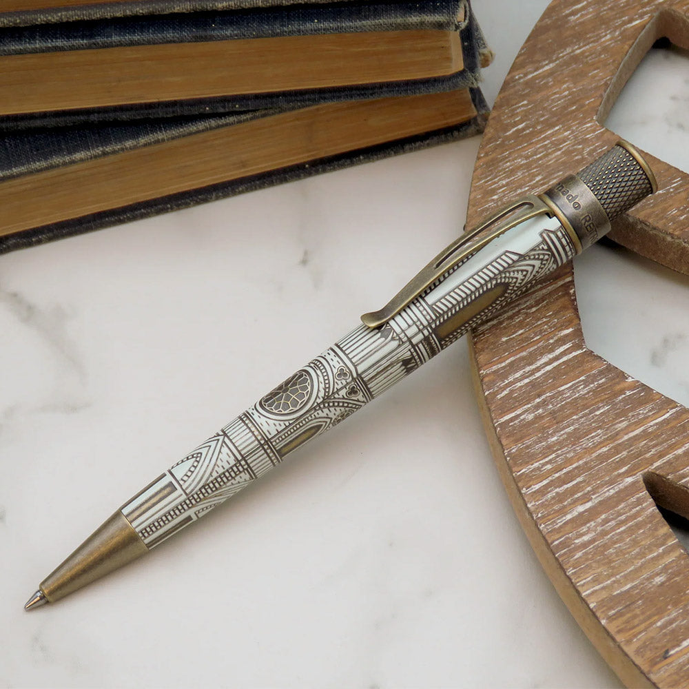 Retro 51 Tornado Vintage Metalsmith Rollerball Cathedral