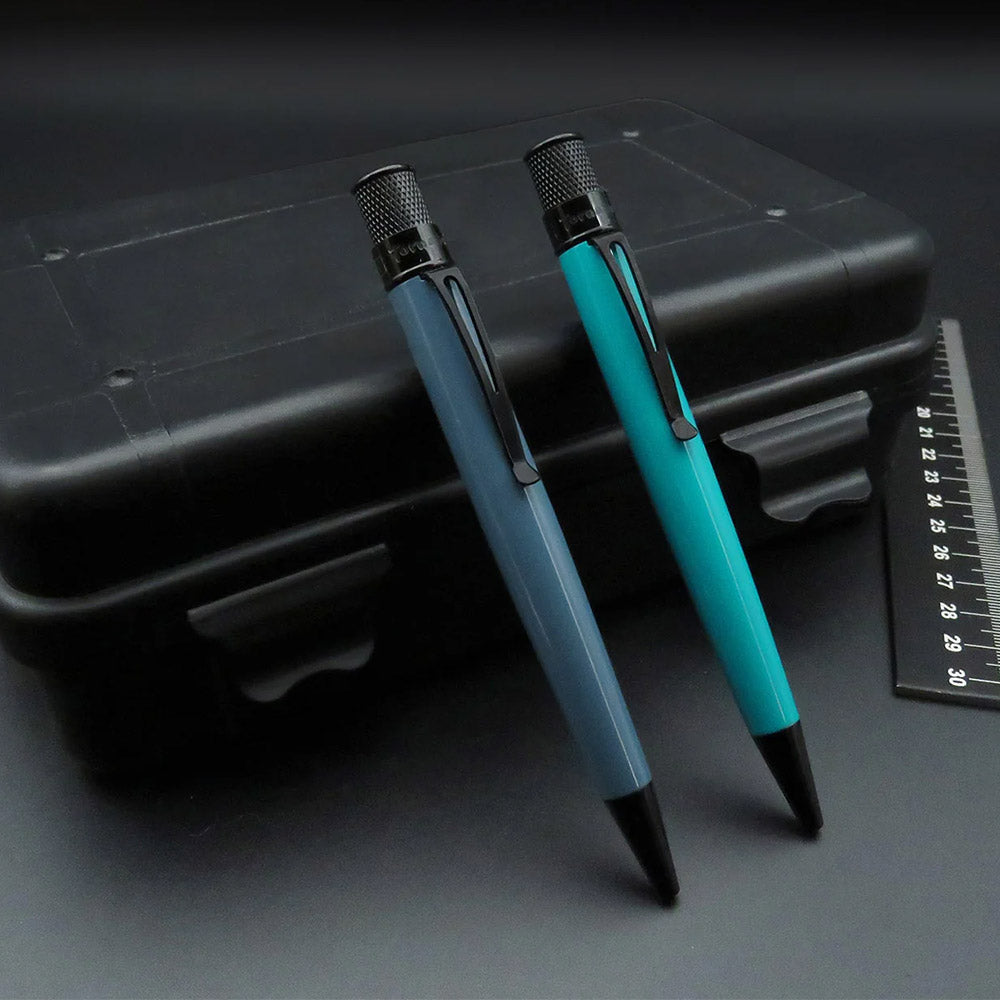 Retro 51 Tornado Stealth Lacquer Rollerball Pen Deep Aqua