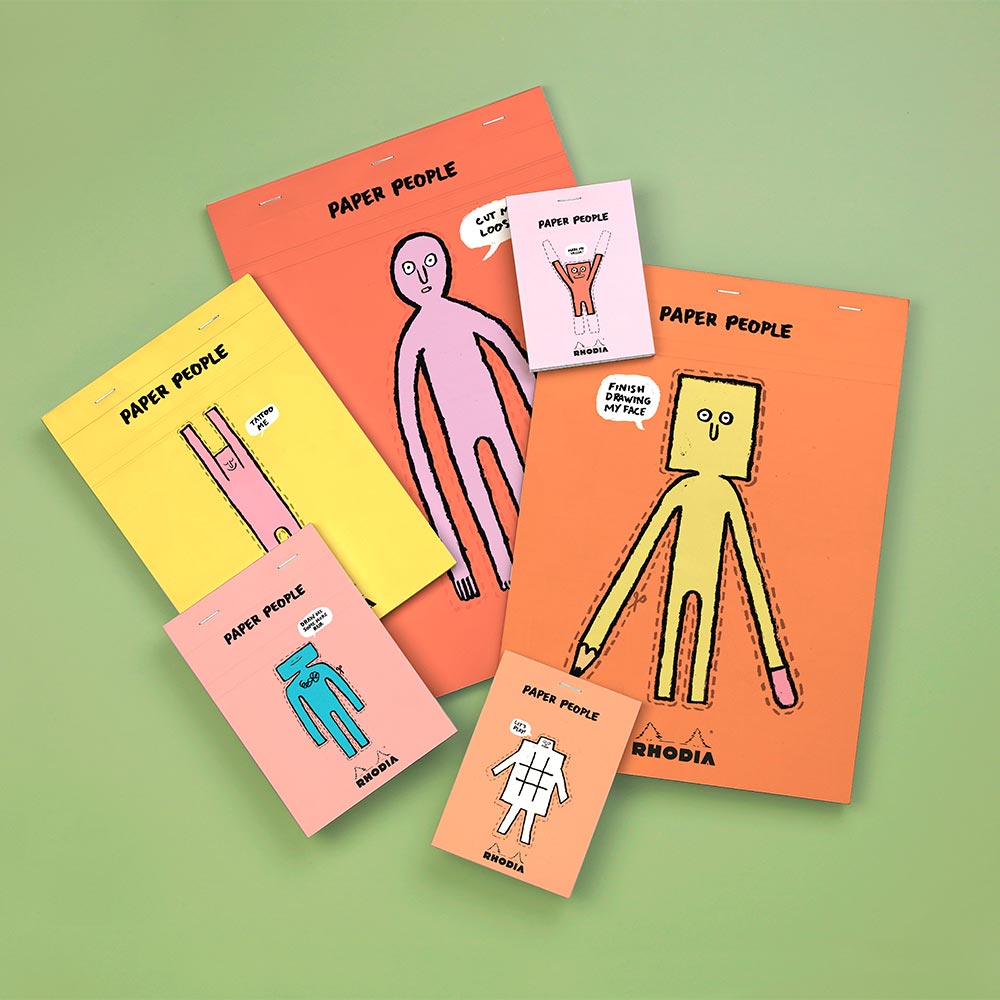 Rhodia N°16 Stapled Pad 90th Anniversary Rhodia x Jean Jullien