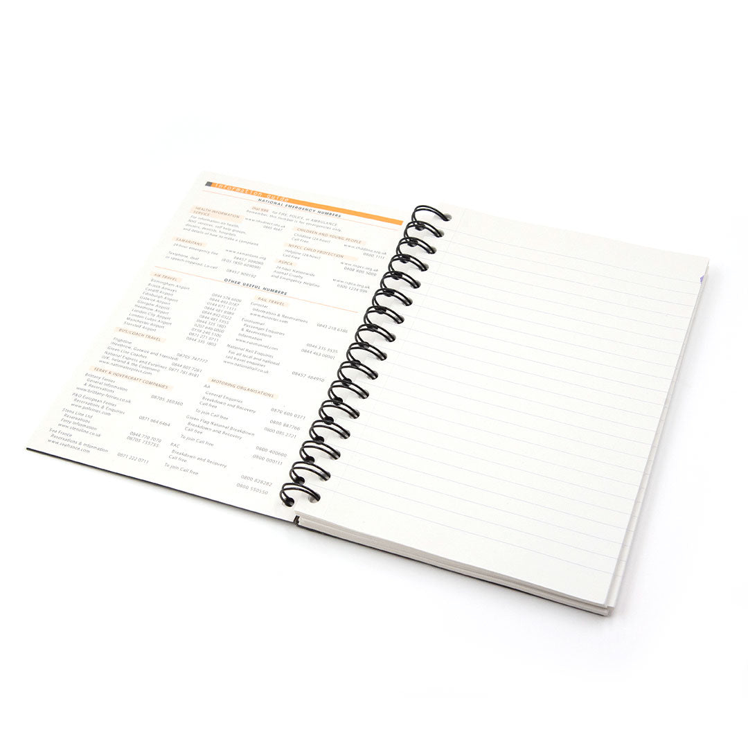 Rhodia Business Book Recycled A5 Hardback Wirebound Black