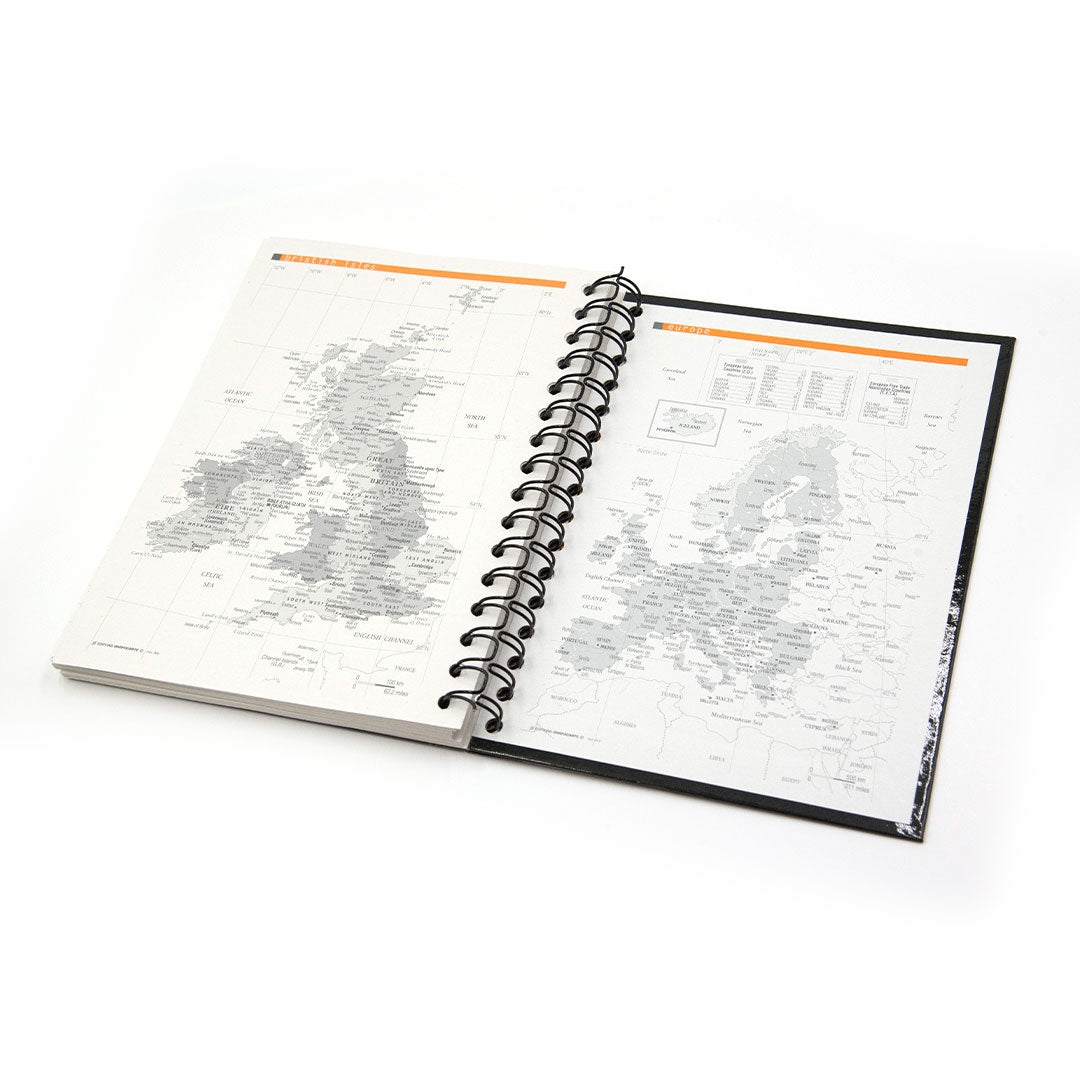 Rhodia Business Book Recycled A5 Hardback Wirebound Black
