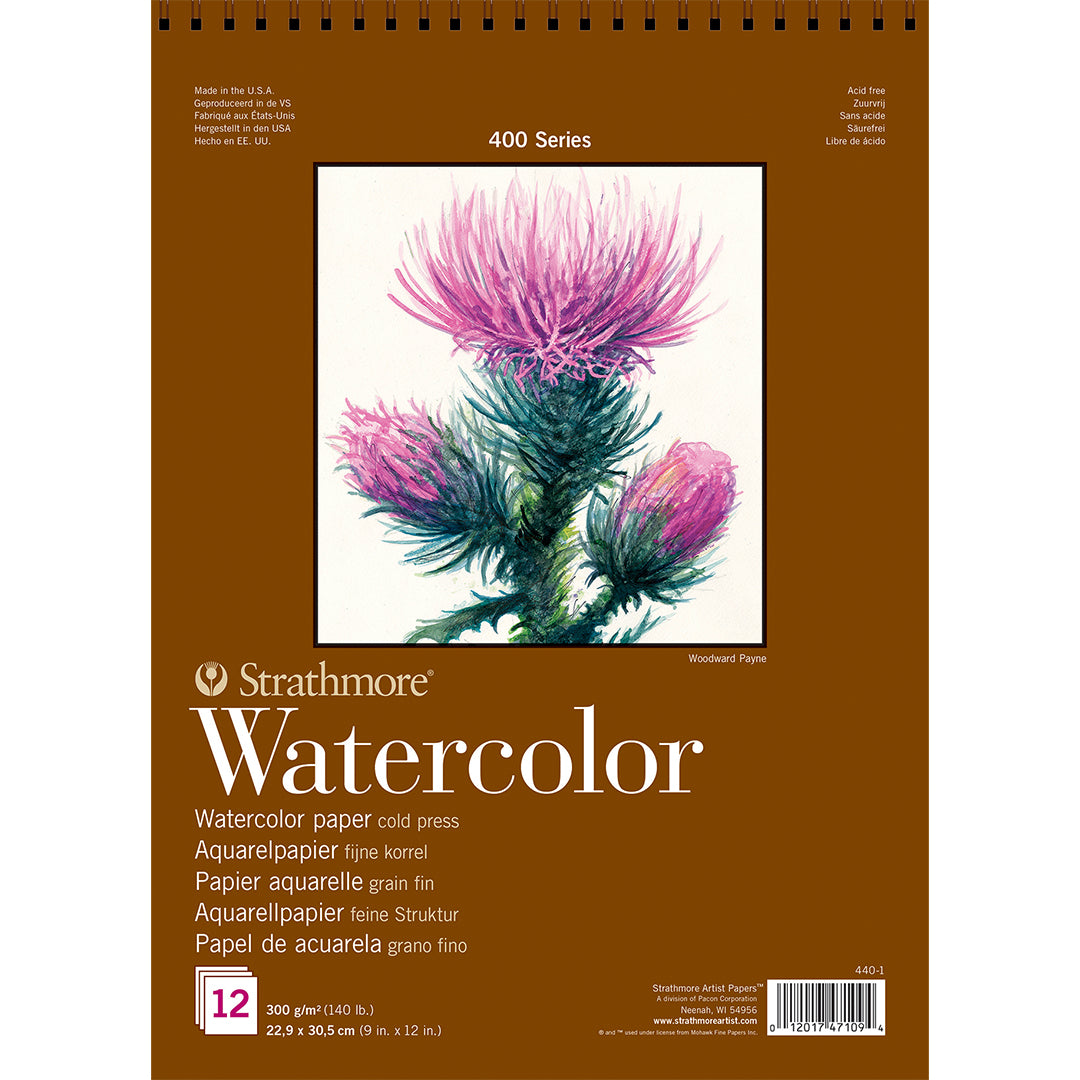 Strathmore 400 Watercolour Pad 9x12in