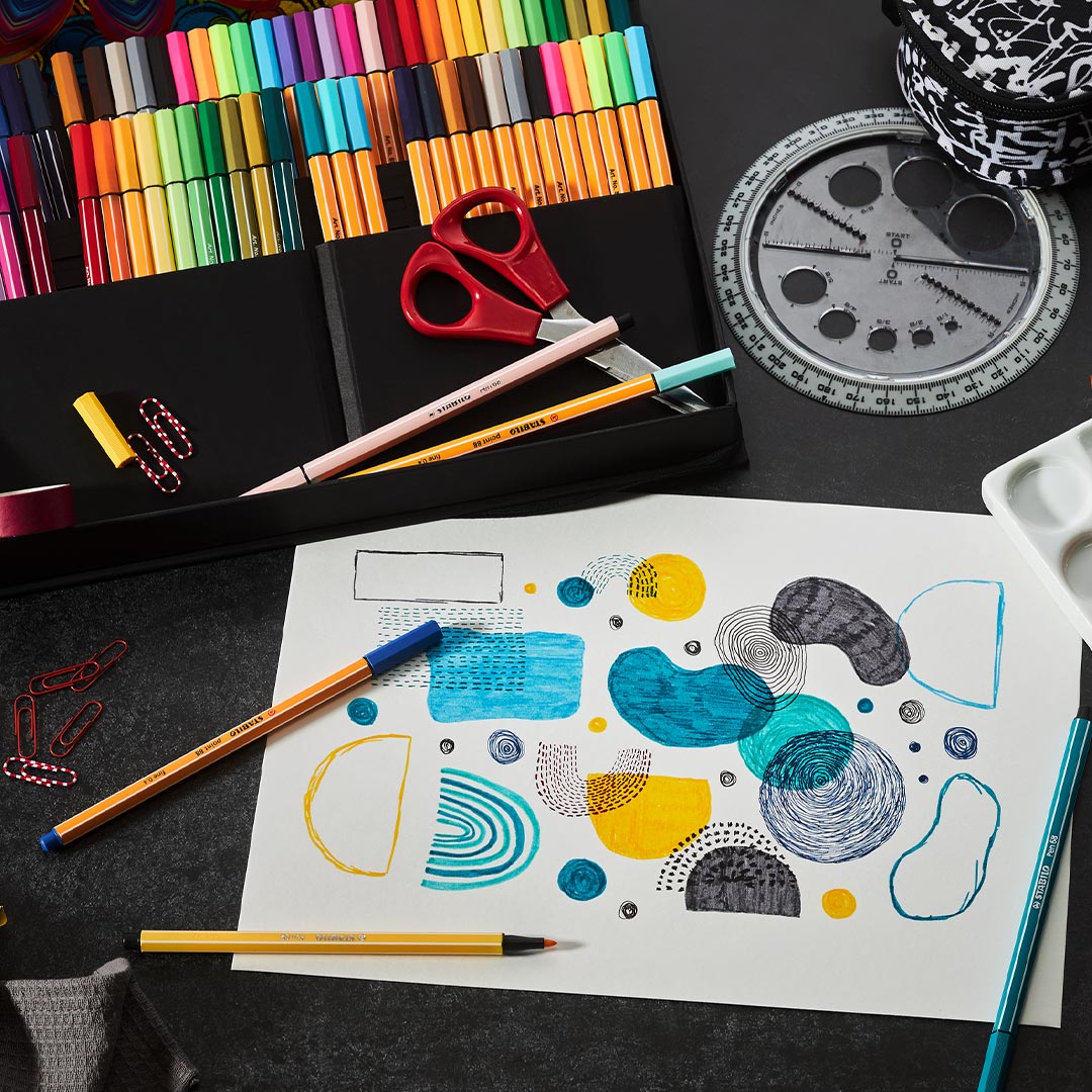 STABILO Arty Hero Set of 68 Assorted Pen 68 And Point 88 by Stabilo at Cult Pens