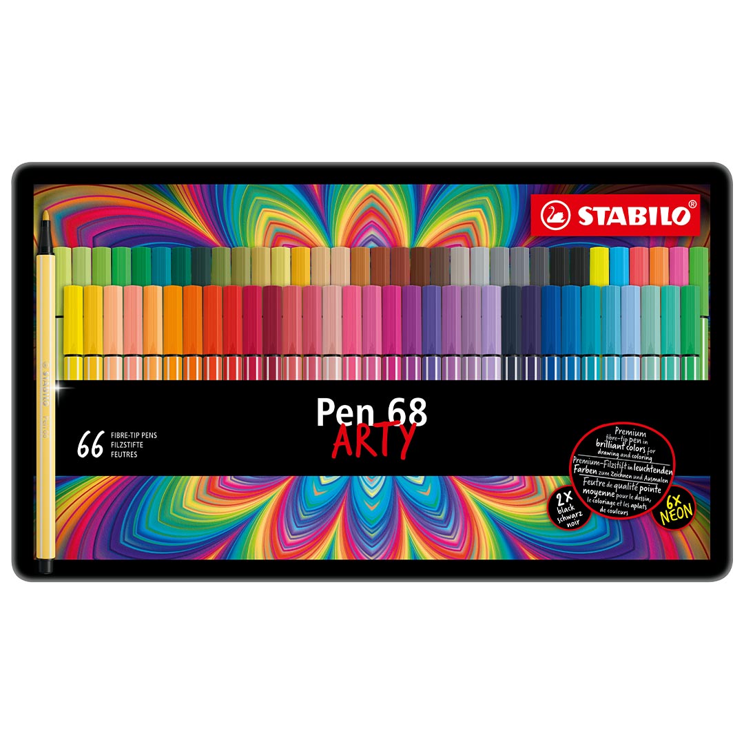 STABILO Pen 68 Metal Wallet of 68 by Stabilo at Cult Pens