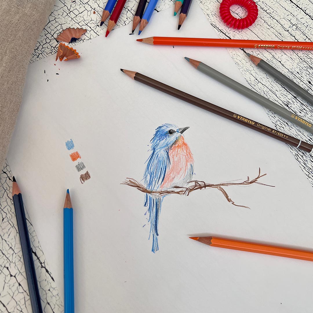 STABILO Original Metal Box Of 12 Assorted Colours by Stabilo at Cult Pens