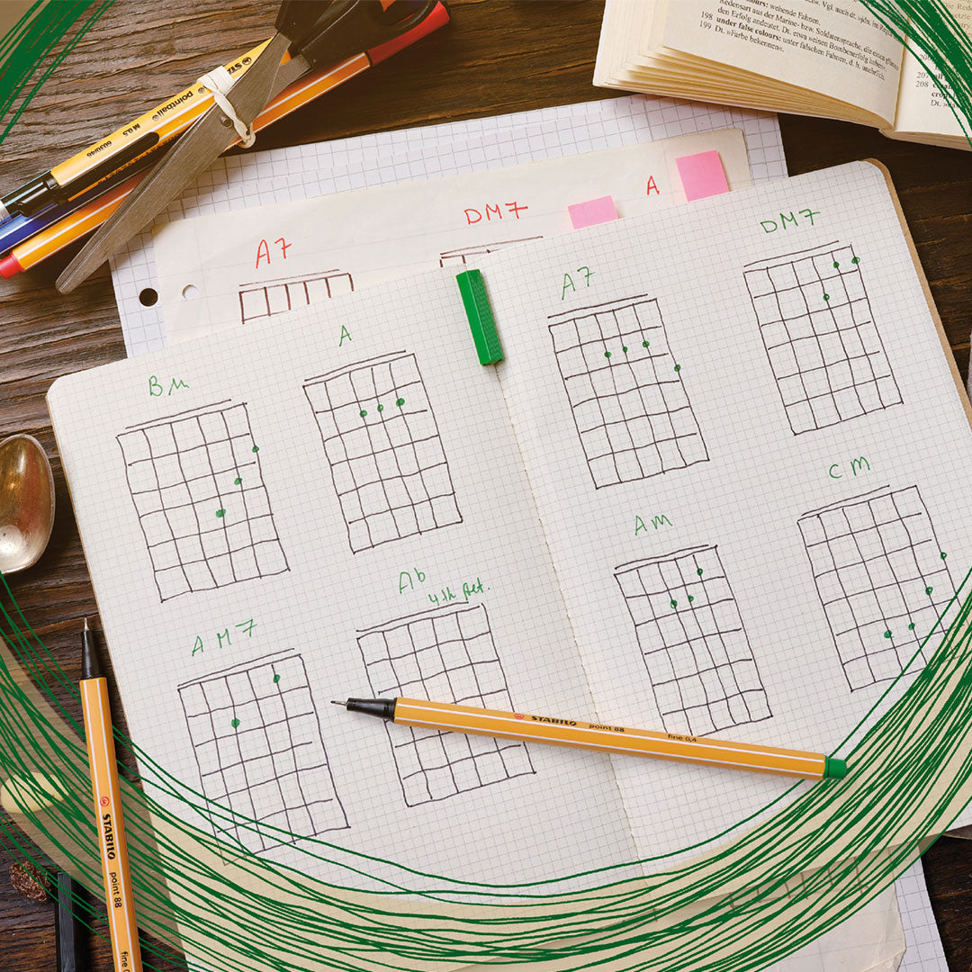 STABILO point 88 Fineliner Zigzag Deskset of 18 Colours