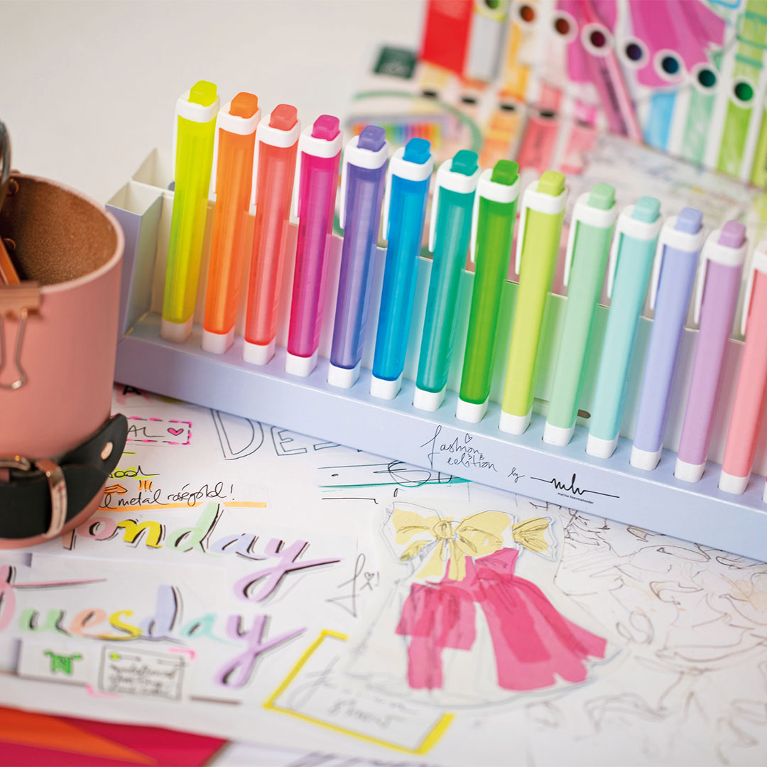 STABILO Swing Cool Highlighter NatureCOLORS Deskset of 18